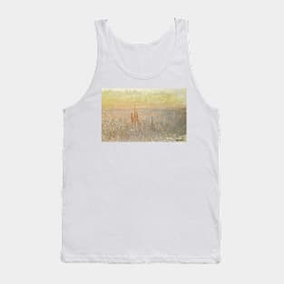 View of Rouen by Claude Monet Tank Top